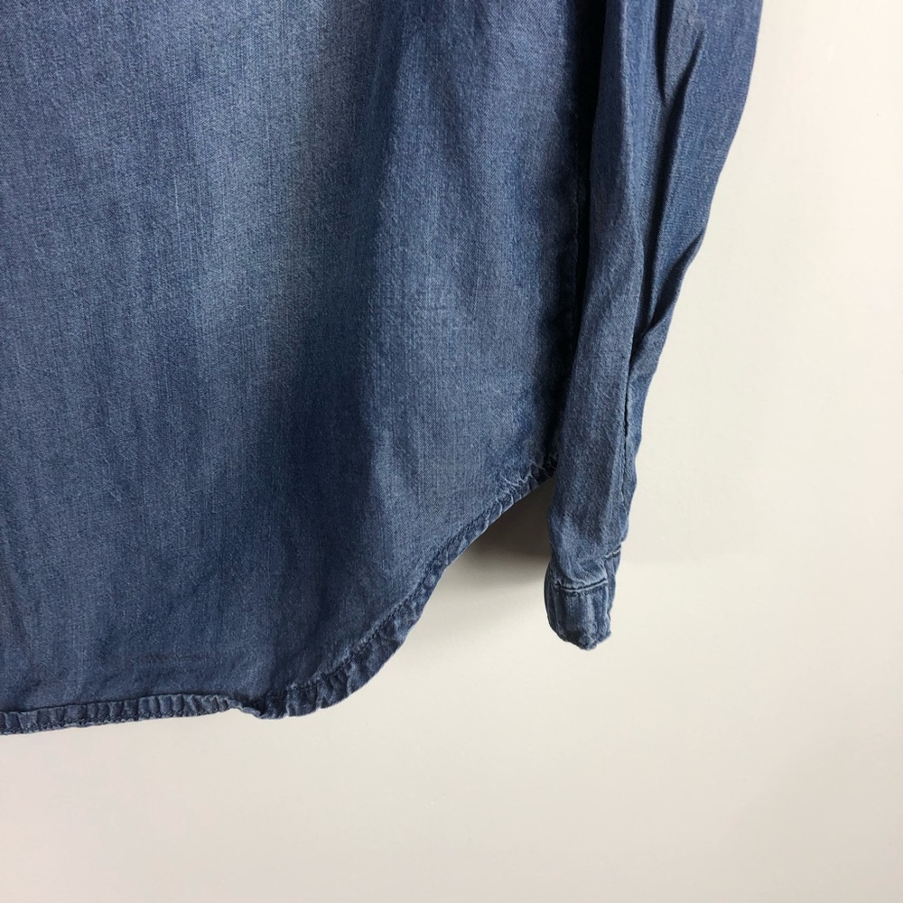 Anthropologie Cloth & Stone Chambray Popover 410 - Picture 3 of 9